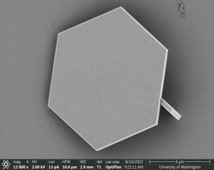 3-micron dielectric hexagonal particle