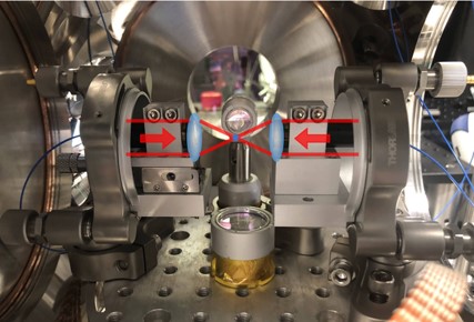 ONR test chamber dual beam trap