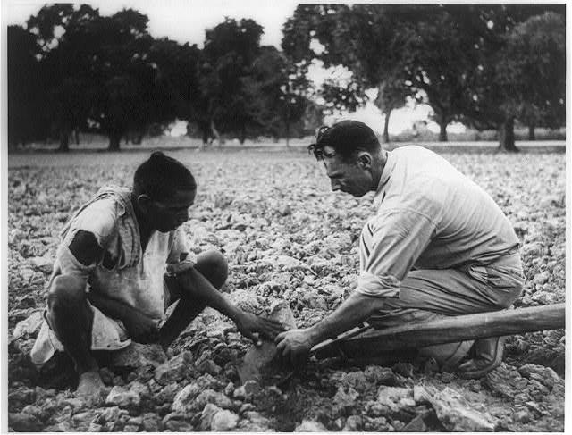 Horace Holmes at
                    Etawah, 1951