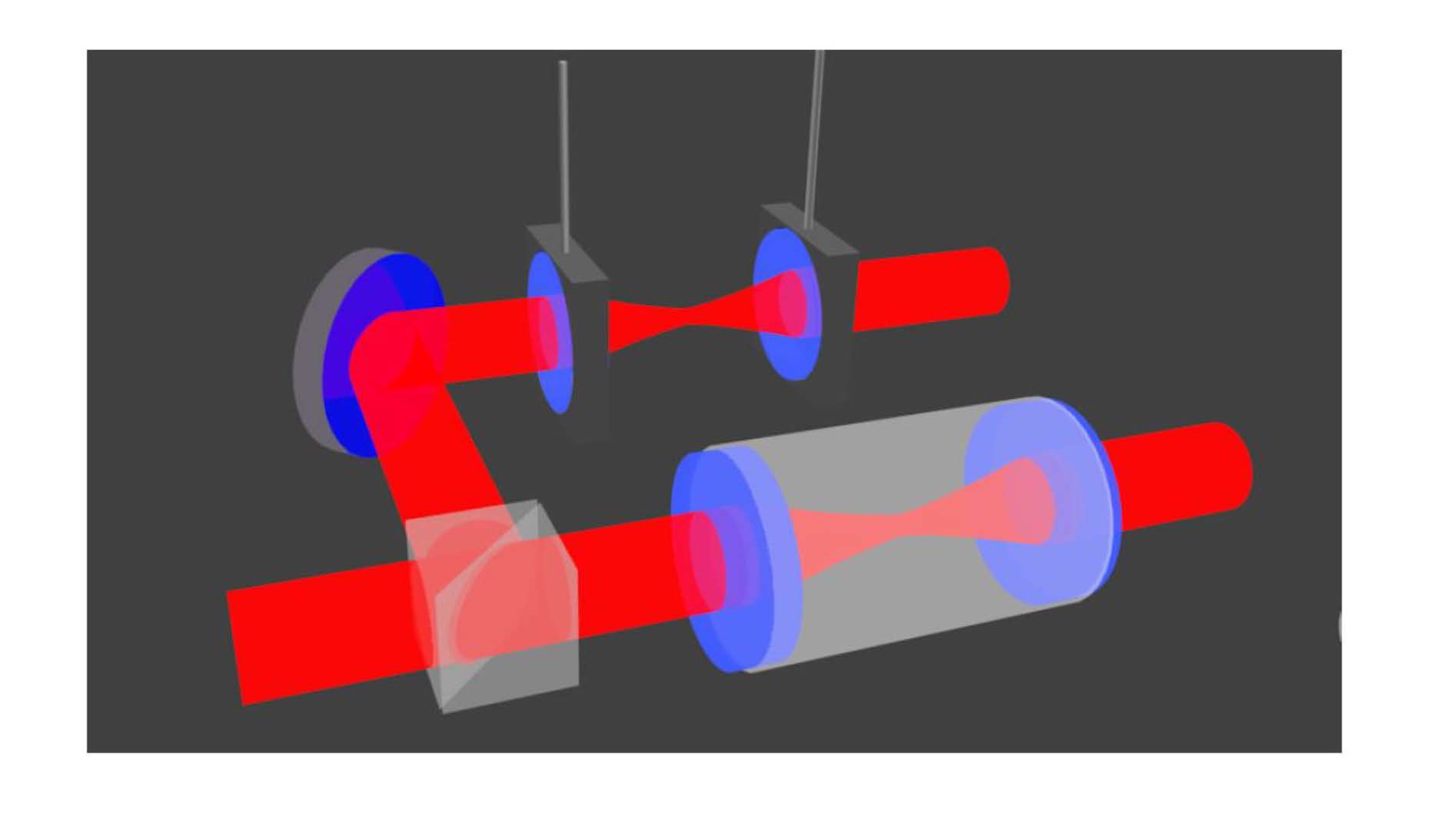 Conceptual illustration of comparison between rigid cavity and non-rigid, suspended cavity